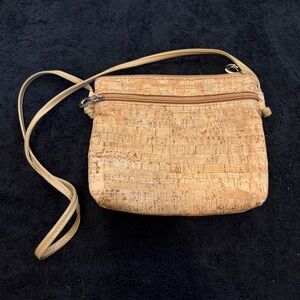 Vintage Cork Cross Body Bag